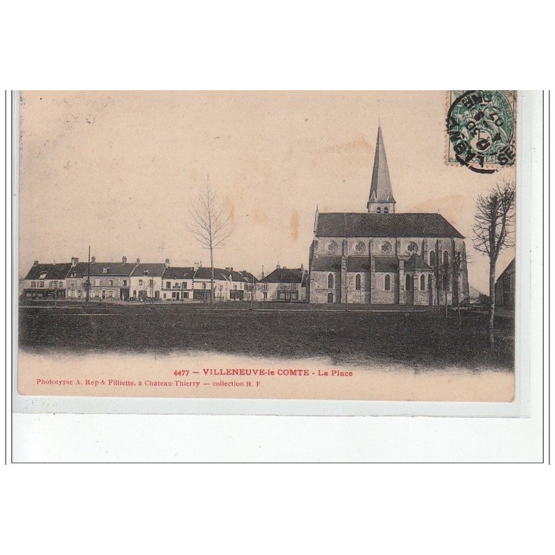 VILLENEUVE LE COMTE - La Place - très bon état