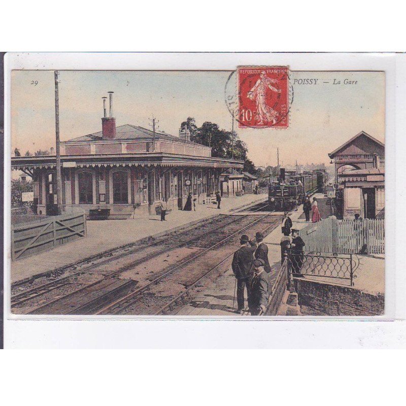 POISSY: la gare - très bon état