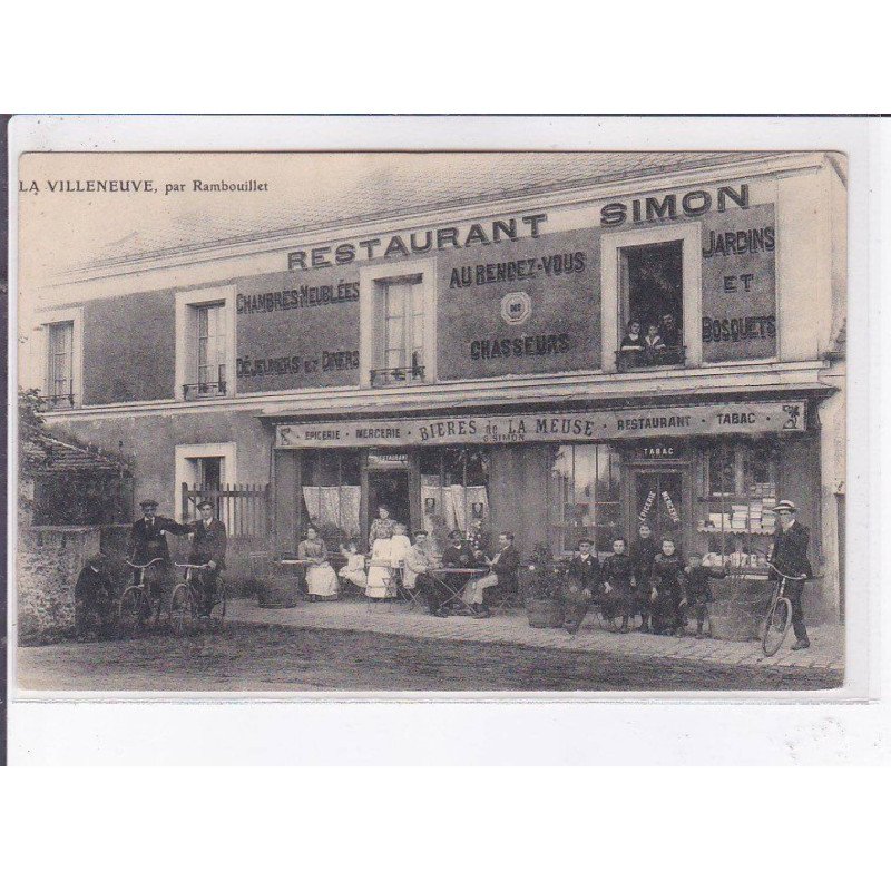 RAMBOUILLET: la villeneuve restaurant simon - très bon état