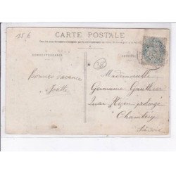 SAINT-BUEIL-LA-ROCHE: grand'rue et place de la fontaine - très bon état