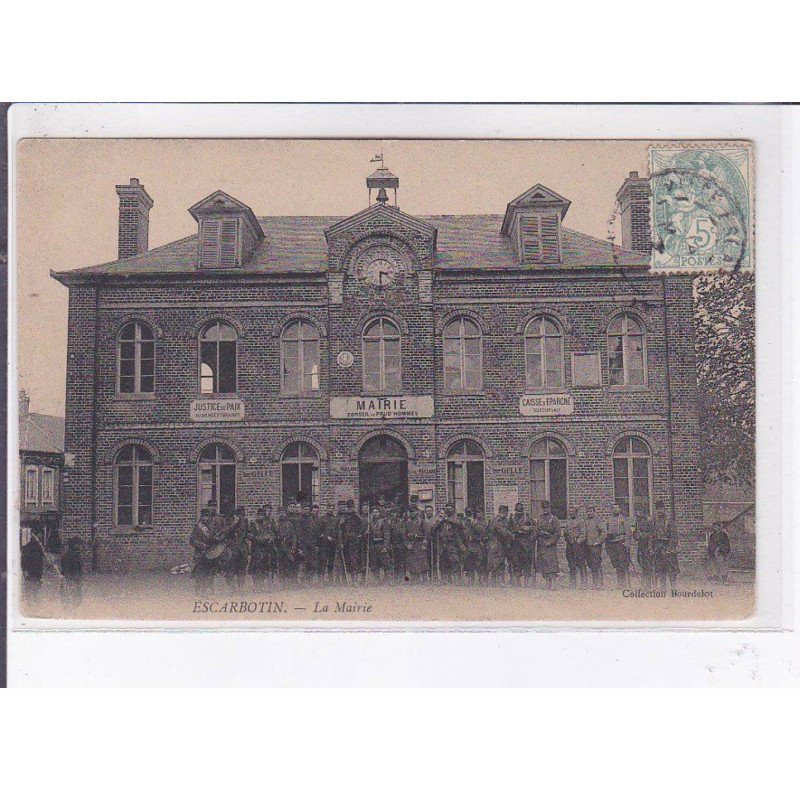ESCARBOTIN: la mairie, greves - état
