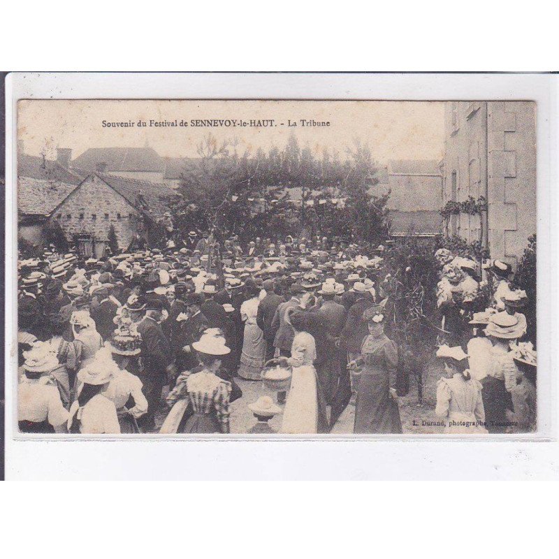 SENNEVOY-le-HAUT: souvenir du festival, la tribune - état