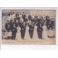 MOULIN: quadruple mariage célèbre le 16 mai 1910 - état