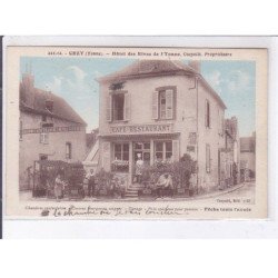 CEZY: hôtel des rives de l(yonne, café restaurant - très bon état