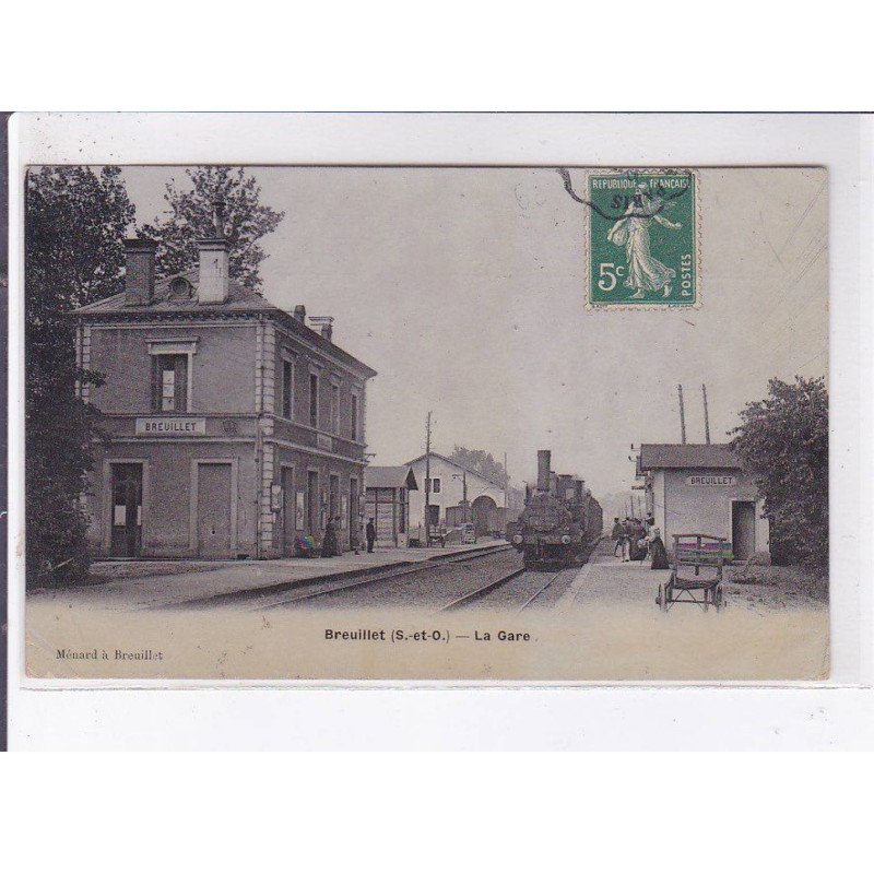 BREUILLET: la gare - état