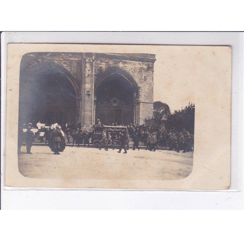 ARPAJON: enterrement en 1912 4CPA - très bon état