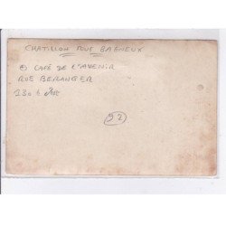 CHATILLON SOUS BAGNEUX: café de l'avenir rue béranger - état
