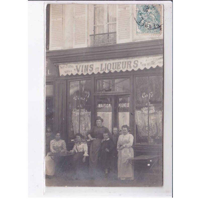LEVALLOIS-PERRET: maison peigneux, vins et liqueurs - très bon état