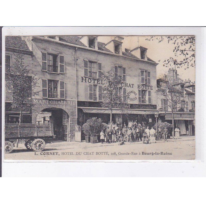 BOURG la REINE: hôtel du chat botté 108 grande-rue - très bon état