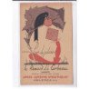 ASNIERES: le renard et le corbeau biscuiterie de luxe louis lefèvre-utile fils et Cie publicité - très bon état