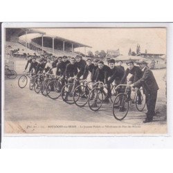 BOULOGNE-sur-SEINE: la joyeuse pédale au vélodrome du parc des princes, vélo - très bon état