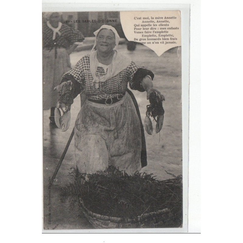 LES SABLES D'OLONNE - C'est moi la Mère Annette... - très bon état LES SABLES D'OLONNE - C'est moi la Mère Annette... - très bon état