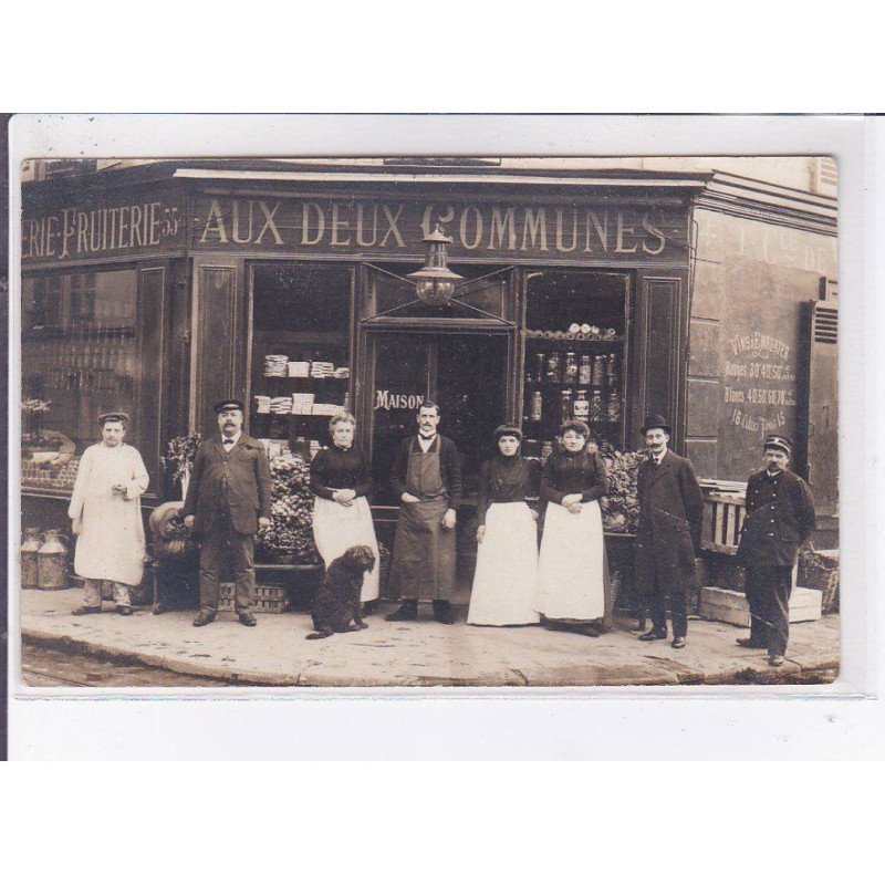 BOBIGNY(?): épicerie "aux deux communes" - très bon état
