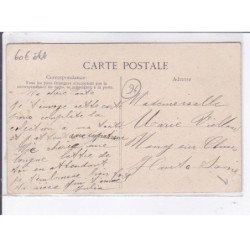 VILLECRESNES: cabane et chantier de bûcheron - état