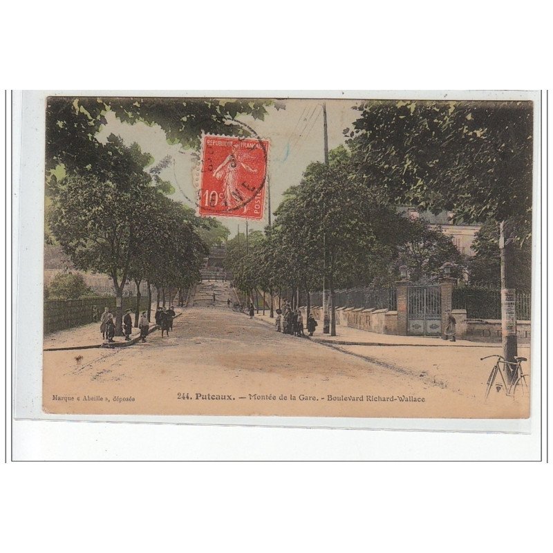 PUTEAUX - Montée de la gare - Boulevard Richard Wallace - très bon état