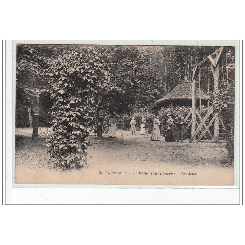 VAUCRESSON - Le Restaurant Bourcier - les Jeux - PHOTOGRAPHE - très bon état