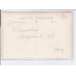 ORLY: lot de 2 CPA villa l'Ermitage, attelage - très bon état