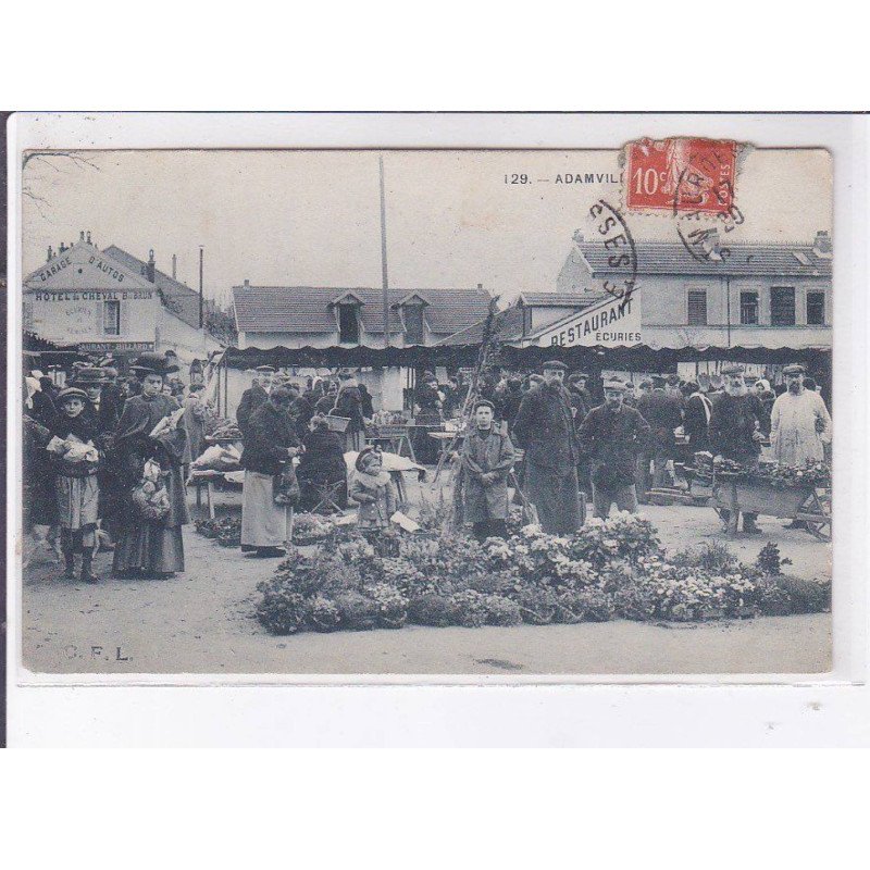 ADAMVILLE: le marché - état