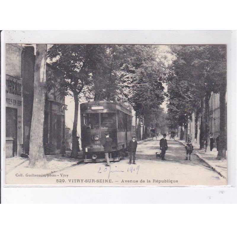 VITRY-sur-SEINE: avenue de la république, tramway - très bon état