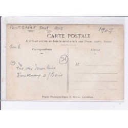 FONTENAY-sous-BOIS: rue des moulins, personnages - très bon état