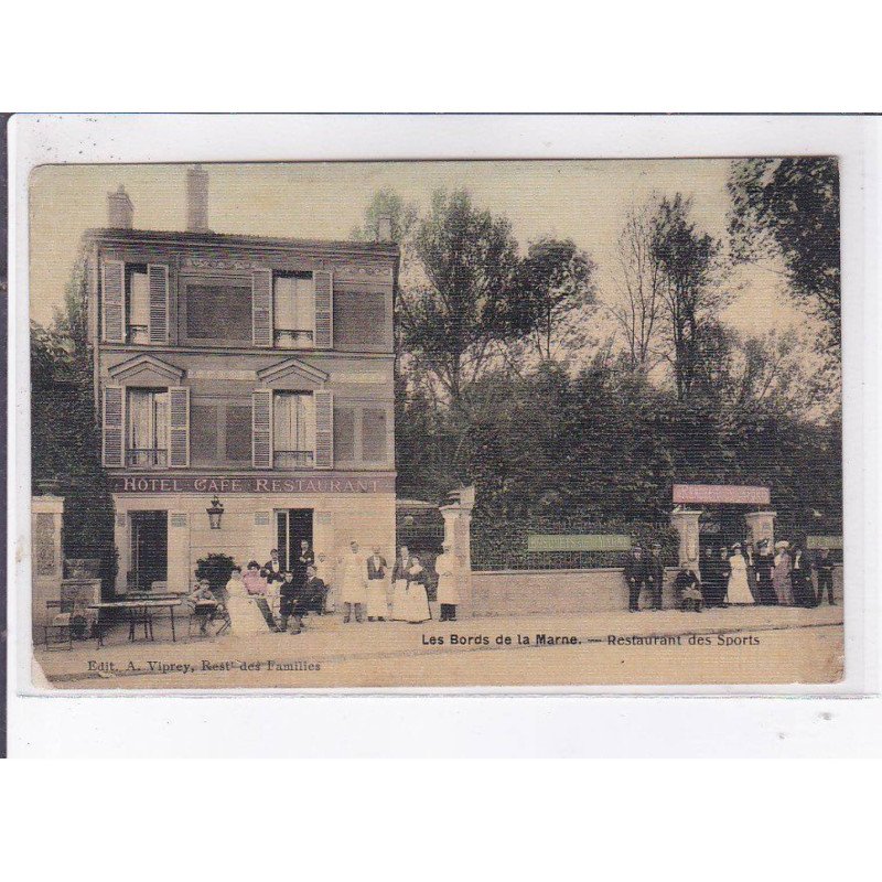 LA VARENNE: les bords de la marne restaurant des sports - état