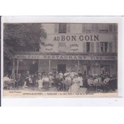 JOINVILLE-le-PONT: au bon coin, café restaurant, vue de la terrasse - très bon état