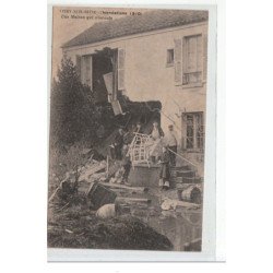 VITRY SUR SEINE - Inondations 1910 - une maison qui s'écroule - très bon état