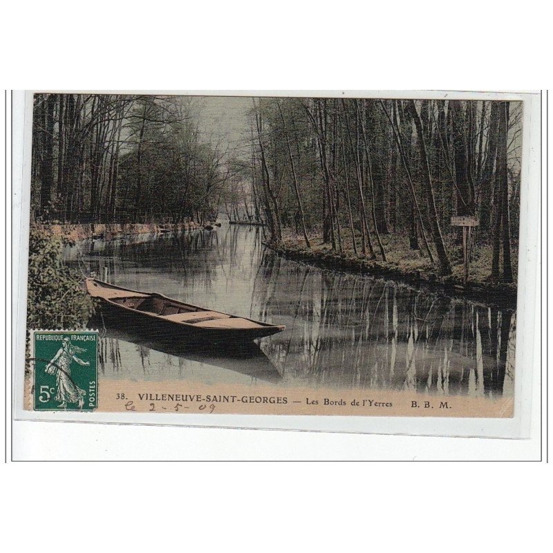 VILLENEUVE SAINT GEORGES - Les bords de l'Yerre - très bon état