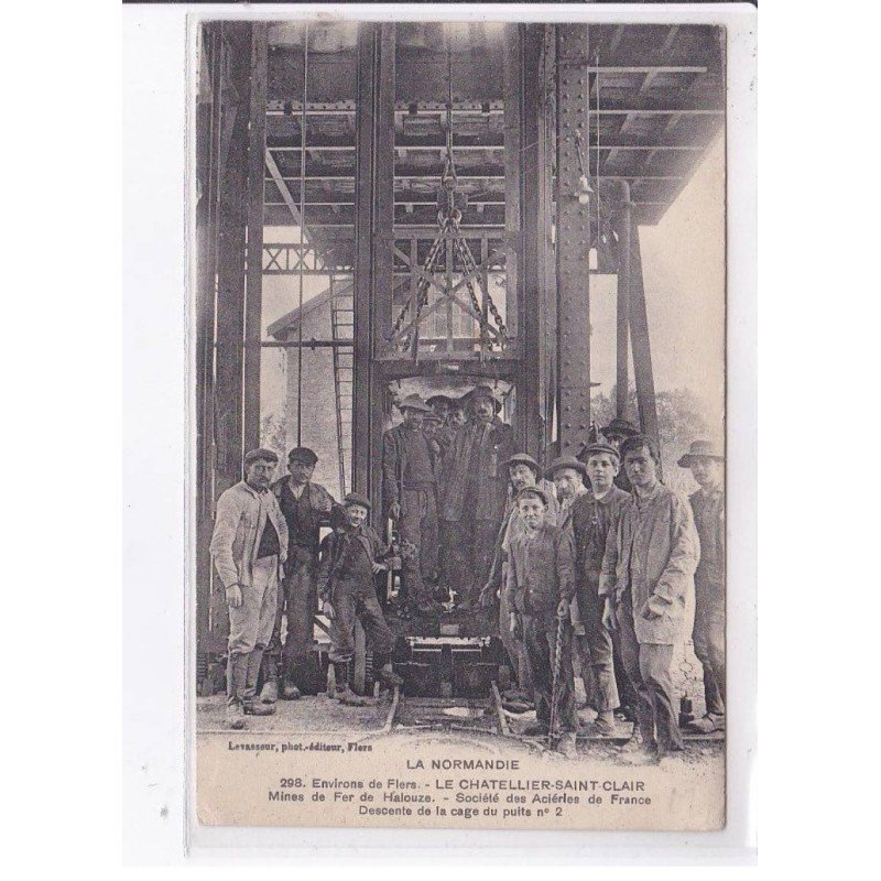 LE CHATELIER-SAINT-CLAIR: mines de fer de halouze société des aciérles de france - très bon état