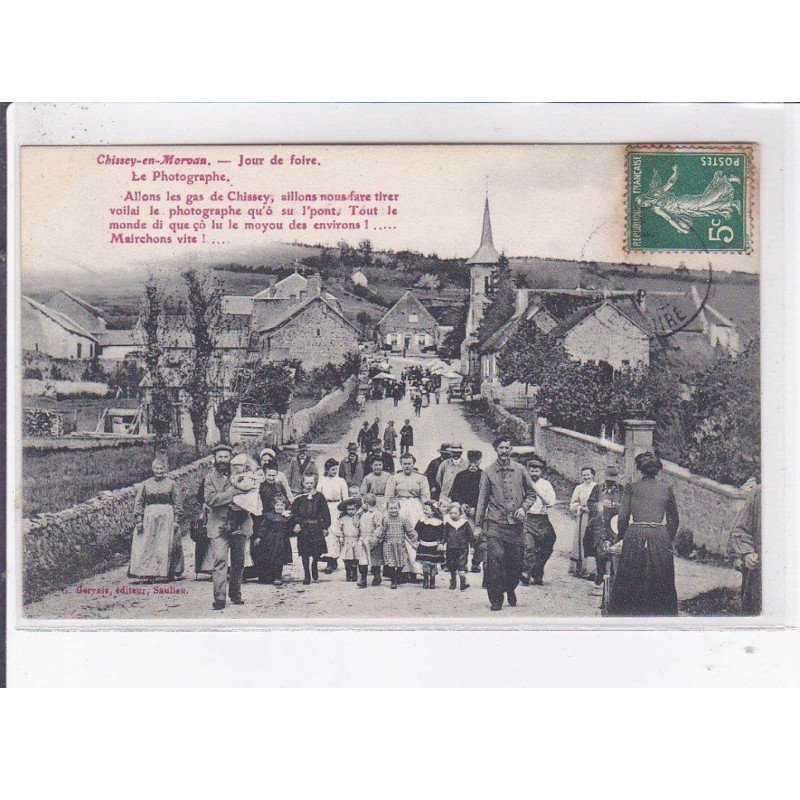 CHISSEY-en-MMORVAN: jour de foire, le photographe - très bon état
