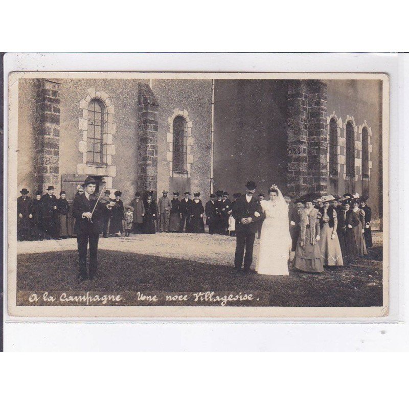 DAVAYE LES MACON: a la campagne une noce villageoise - très bon état