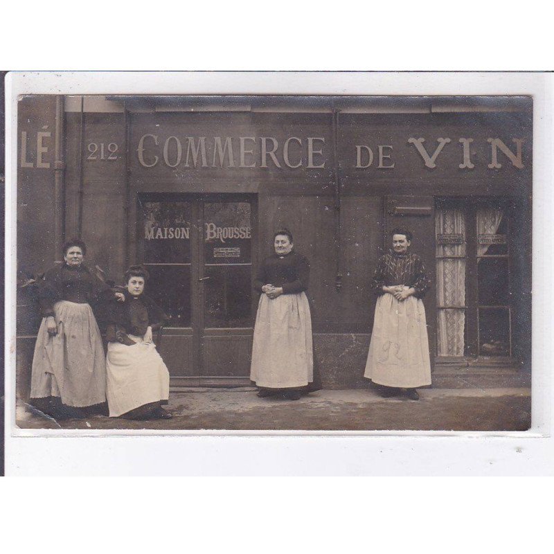 PARIS: commerce de vins, brousse - état