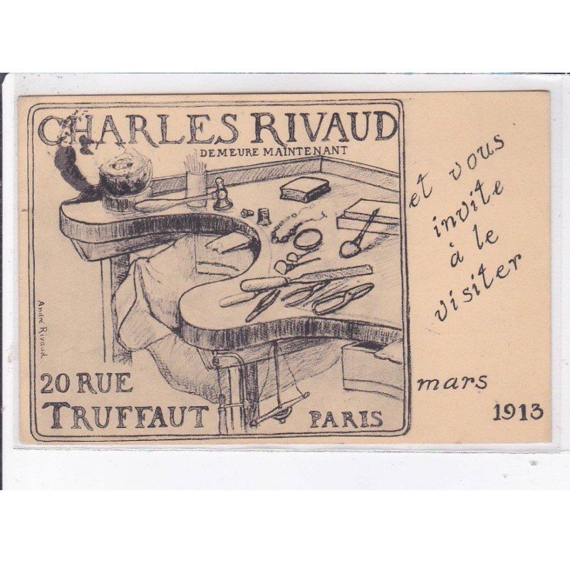 PARIS: charles rivaud demeure maintenant 20 rue truffaut - état