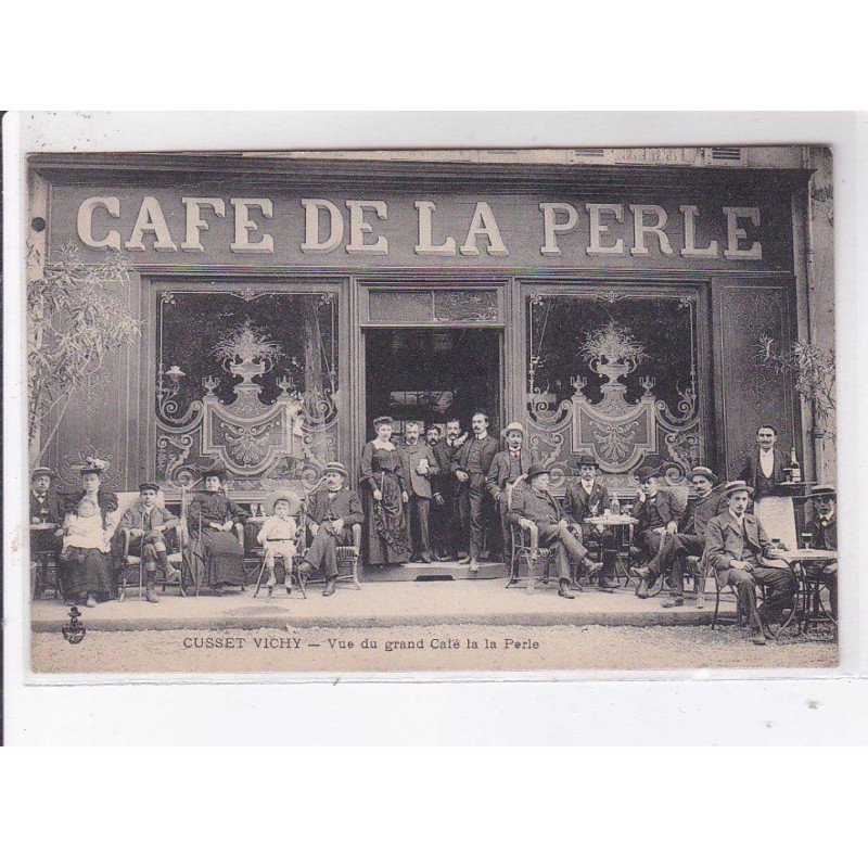 VICHY: cusset vichy vue du grand café la la perle - très bon état