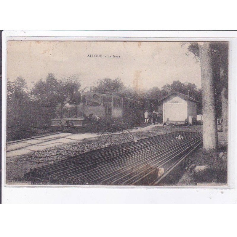 ALLOUE: la gare - état