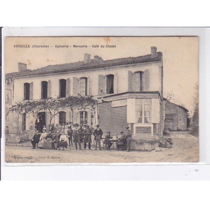 VERDILLE: épicerie mercerie, café du chalet - très bon état
