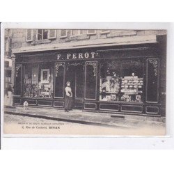 DINAN: F. Perot 2 rue de cocherel (magasin de haute fantaisie artistique) - très bon état