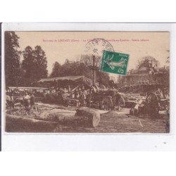 HEUDREVILLE-en-LIEUVIN: scierie volante (environs de Lieurey) - très bon état