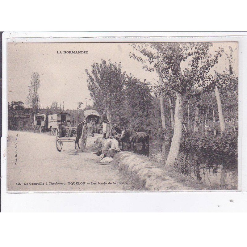 YQUELON: les bords de la rivière, romanichels - très bon état
