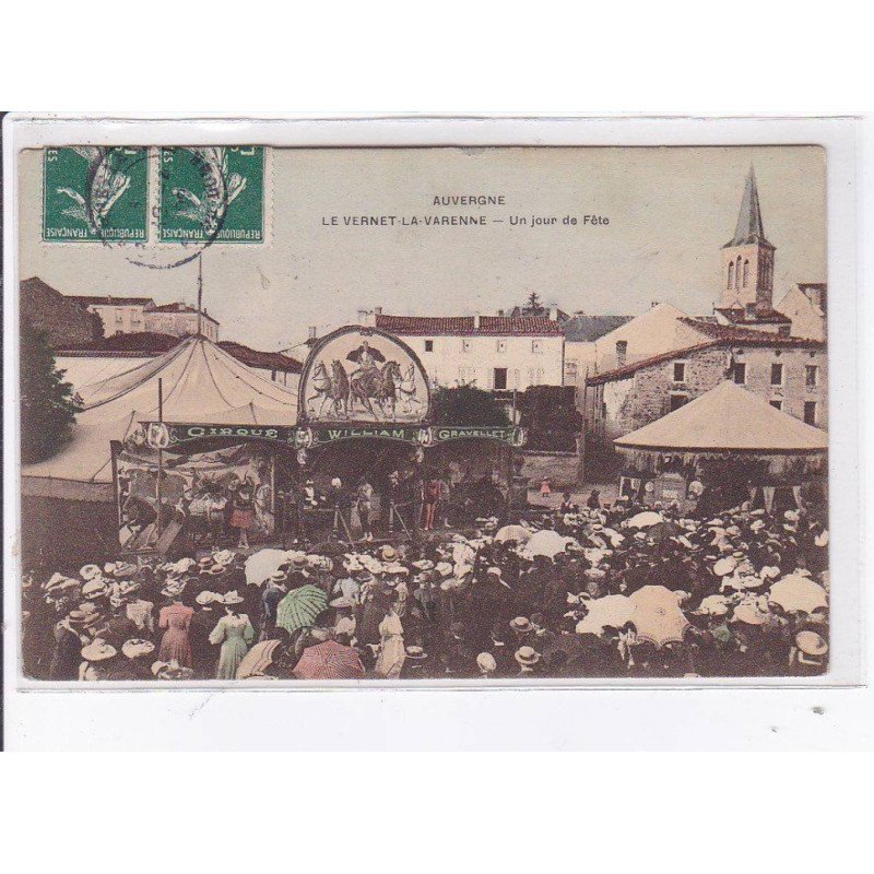 LE VERNET-la-VARENNE: un jour de fête - très bon état