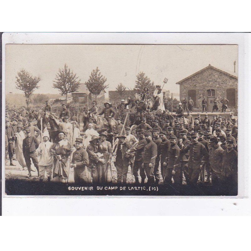 LASTIC: souvenir du camp de lastic, militaire, fête - très bon état