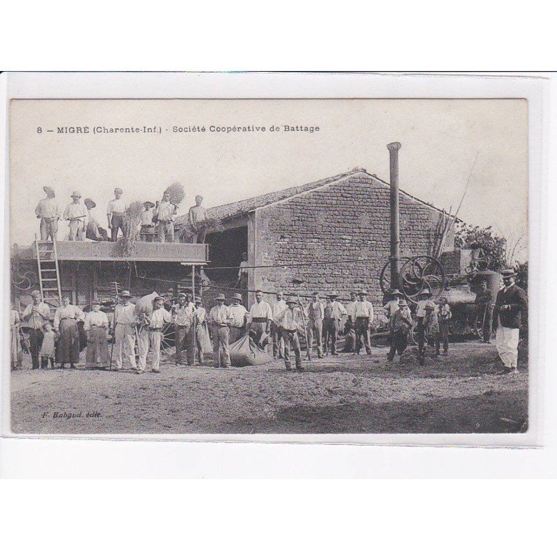 MIGRE - Société coopérative de battage - très bon état
