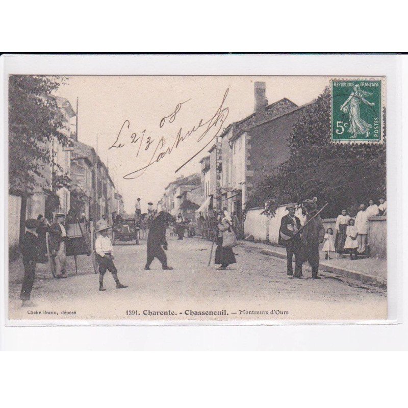 CHASSENEUIL - Montreurs d'ours - très bon état
