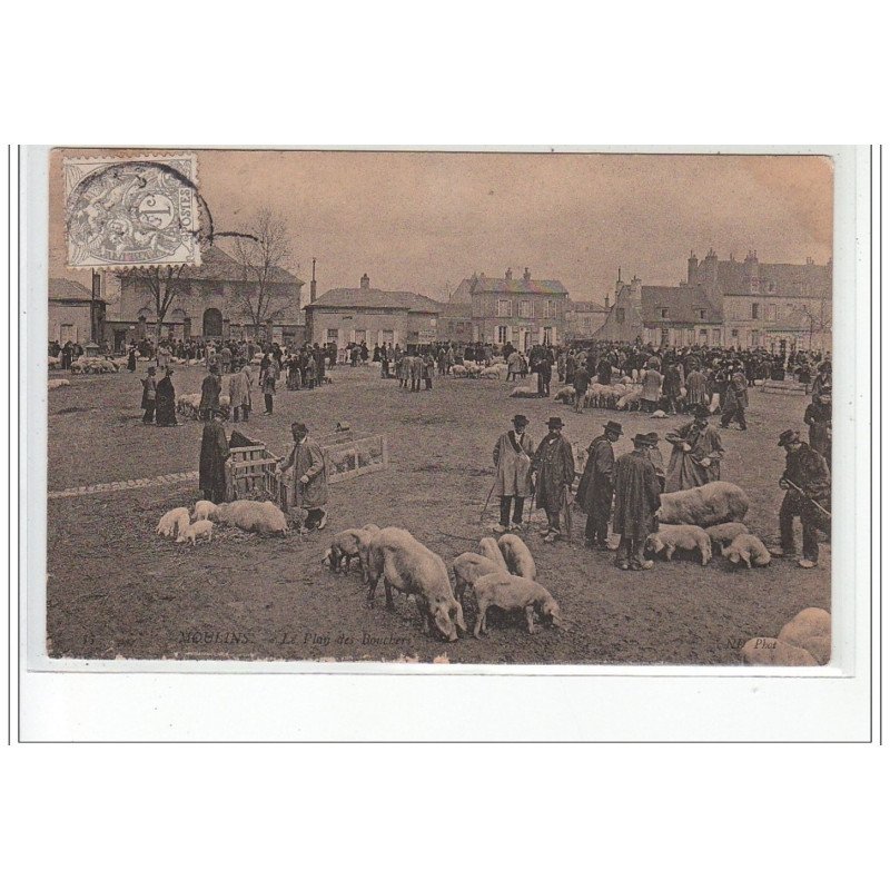 MOULINS - Le Plan des Bouchers - état