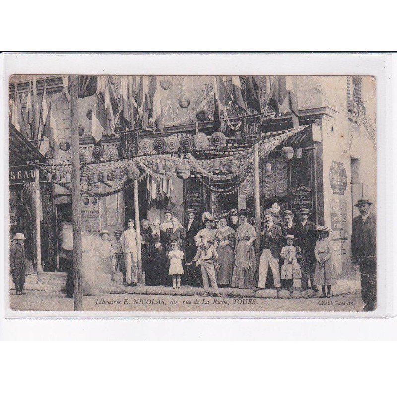 TOURS - Librairie E.Nicolas, 80, rue de la Riche - état