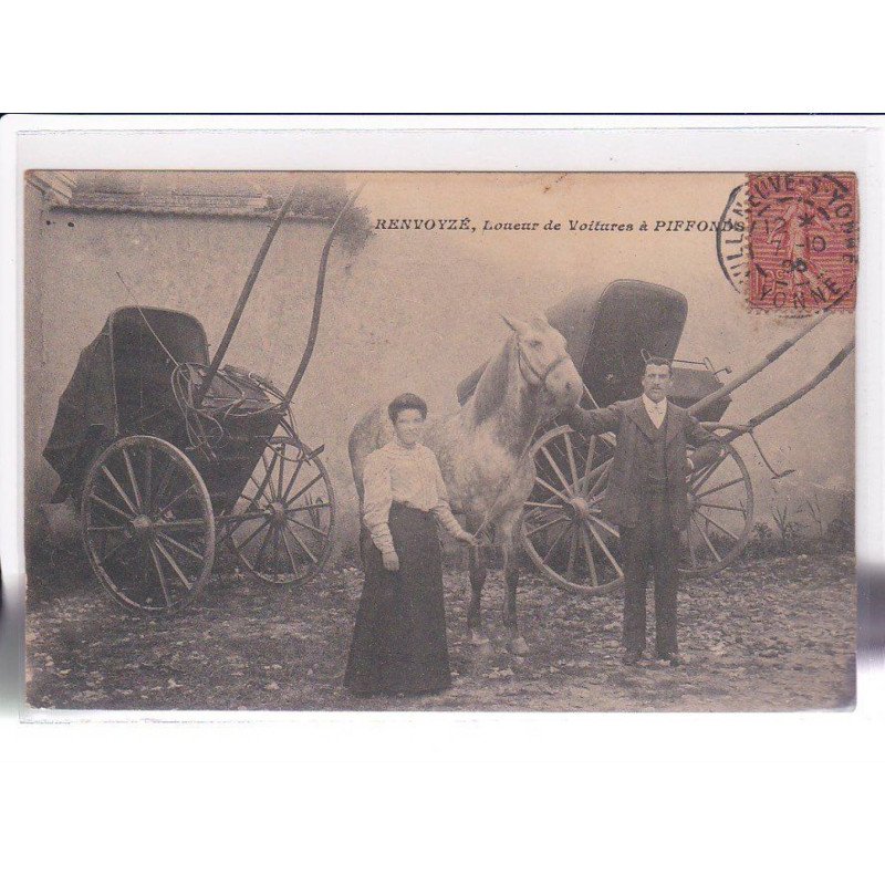 PIFFONDS - Renvoyzé, loueur de voitures - très bon état