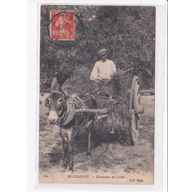 EN SOLOGNE - Ramasseur de litière - très bon état