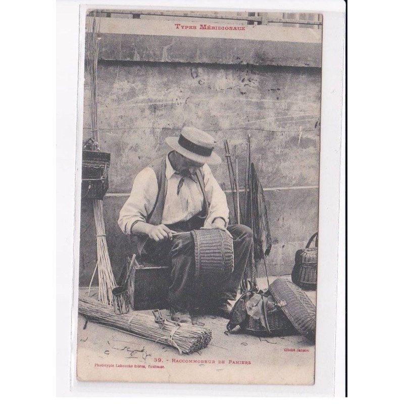 TYPE MERIDIONAUX - Raccommodeur de paniers - état