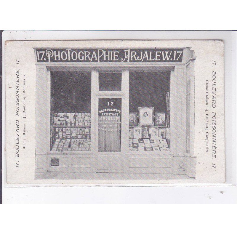 PARIS: photographie arjalew 17 boulevard poissonniere 75002 - état