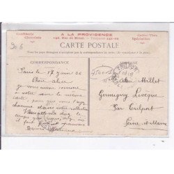 PARIS: a la providence, cafés thés 75001 - très bon état